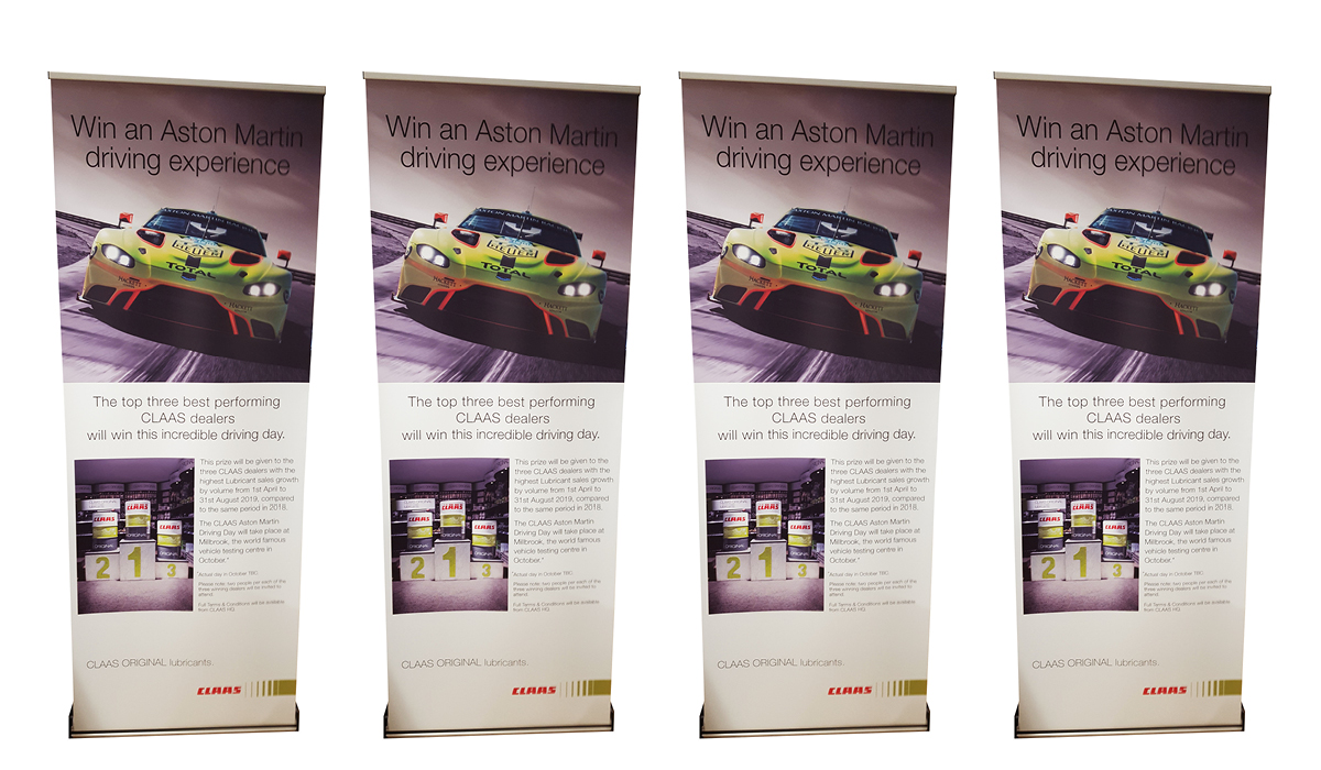 bassin Yoghurt Lignende Roll Up Banner Design Printing UK | Pop Up Banner Design | CSDPrint