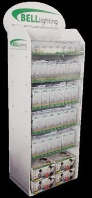 Free standing display units