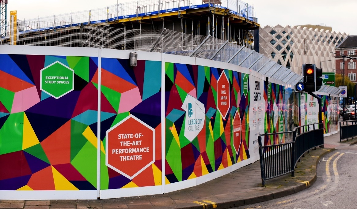 Extra large advertising boards
