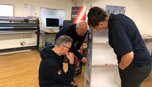 The CSD Team assessing a new FSDU design